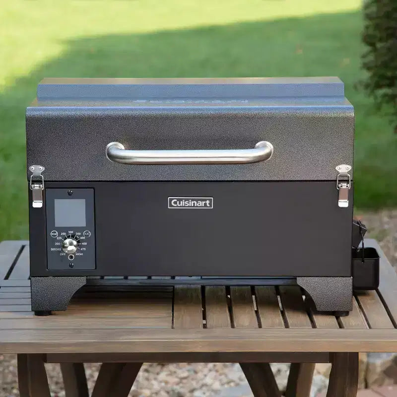 Fumoir et barbecue à granulés portable Cuisinart CPG-256 gris et noir