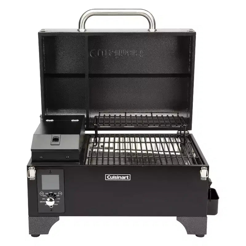 Fumoir et barbecue à granulés portable Cuisinart CPG-256 gris et noir