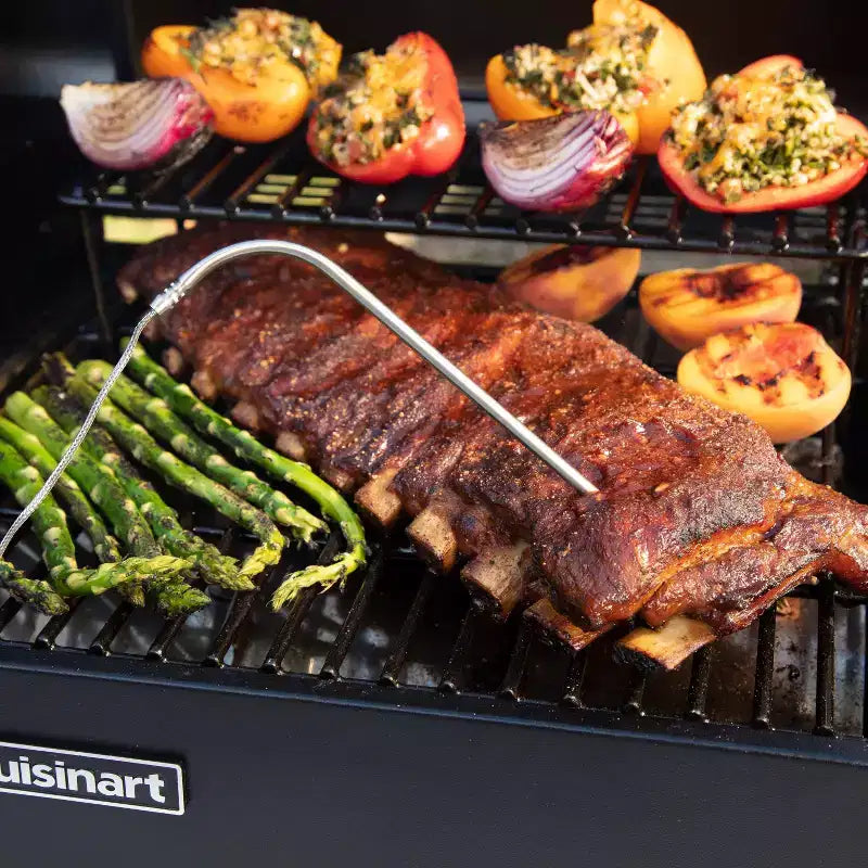 Fumoir et barbecue à granulés portable Cuisinart CPG-256 gris et noir