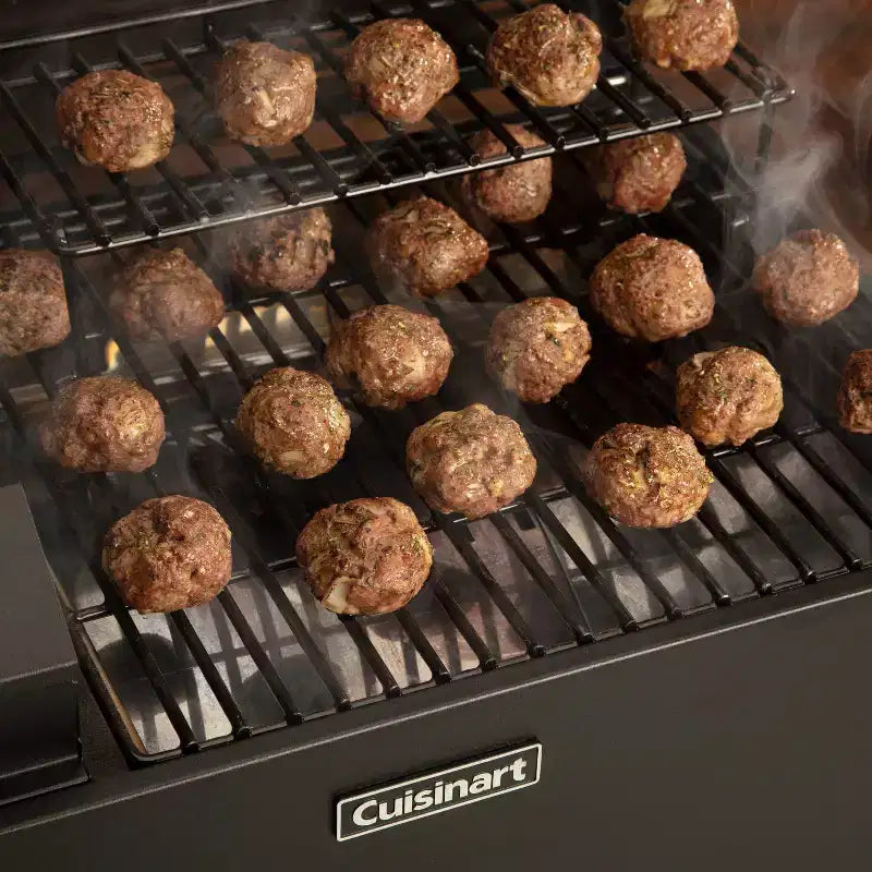 Fumoir et barbecue à granulés portable Cuisinart CPG-256 gris et noir