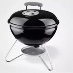 Weber 14" 10020 Portable Grill: Charcoal, Weather-Resistant, Porcelain-Coated, Steel Grates, 147 sq. in. Cooking Area