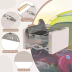 WELLFOR 15" Portable Charcoal Grill W-11412 Beige