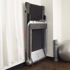 Sunny Health & Fitness Strider Electric Treadmill with 20" Wide LoPro Deck