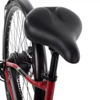 Huffy Lyndon Step-Through Electric Bike - 27.5" Wheels - 20 MPH - 36V - Red