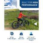 Hiboy Adult P6 26" Step-Over Electric Mountain Bike - Black
