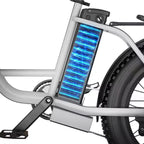Hiboy Adult EX6 20" Step-Through Electric Cruiser Bike - White