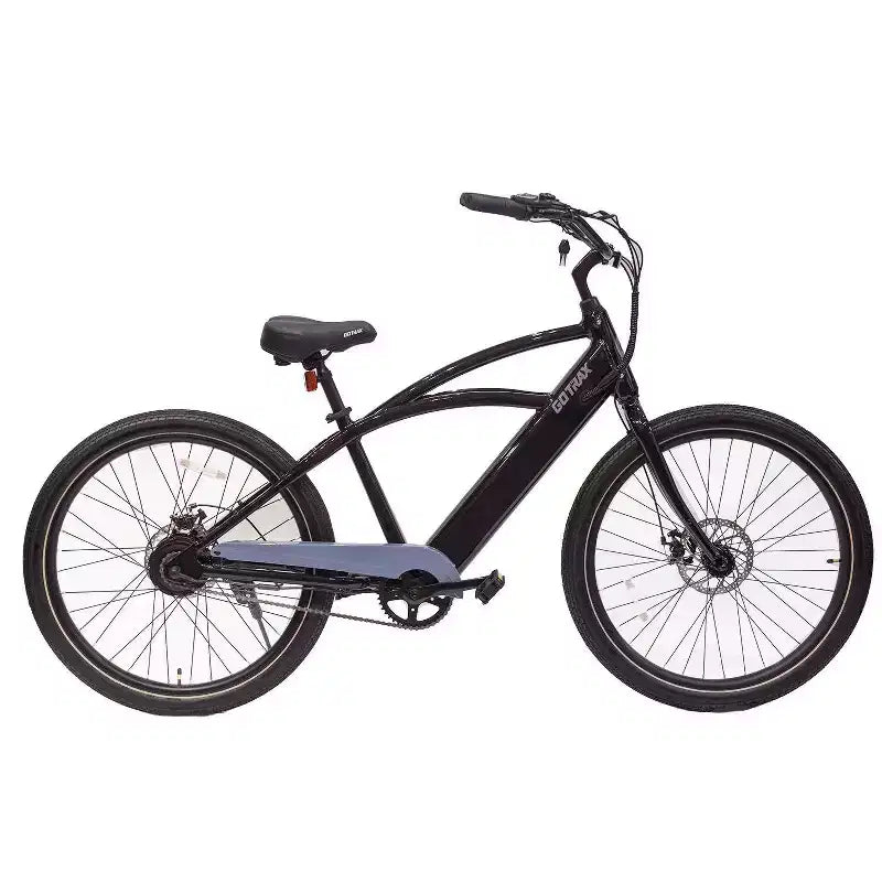 Vélo de croisière électrique GOTRAX Adult Shoreline 27.5" Step Over - Noir
