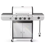 R.W. FLAME 42,000 BTU Propane BBQ Gas Grill  Enamel Grates, Removable Grease Tray, Perfect for Outdoor Cooking, Camping, Backyard, Patio & Deck
