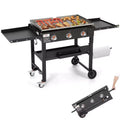 WARMOUNTS 32 Foldable Gas Griddle BBQ Grill Perfect for Outdoor Gathering