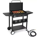 WARMOUNTS 23 Portable Gas Griddle BBQ Grill Perfect for Outdoor Gathering
