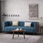 Canapé 3 places touffeté GDFStudio Croton Contemporary 89,75 en tissu/boucle
