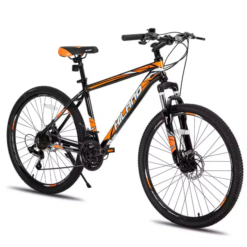 HILAND 26 Mountain Bike for Men Women, 3/6/Multi-Spokes Wheel, 18 Speeds