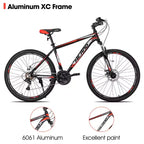 HILAND 26 Mountain Bike for Men Women, 3/6/Multi-Spokes Wheel, 18 Speeds