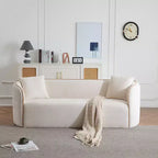 Christopher Knight Home Lindsay Elegance 82 Curved 3-Seater Boucle Sofa
