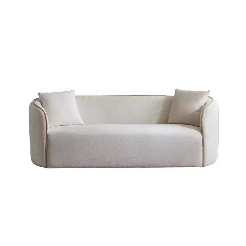 Christopher Knight Home Lindsay Elegance 82 Curved 3-Seater Boucle Sofa