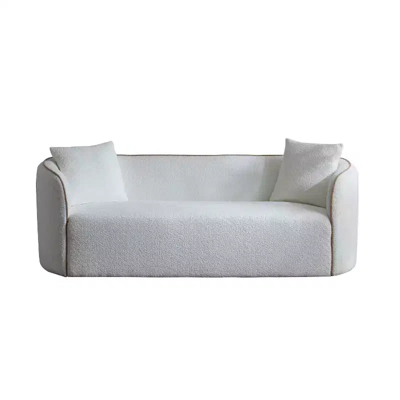 Christopher Knight Home Lindsay Elegance 82 Curved 3-Seater Boucle Sofa