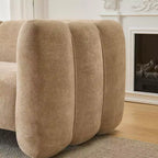 Canapé 3 places Christopher Knight Home Thodore Elegance 83, forme vague