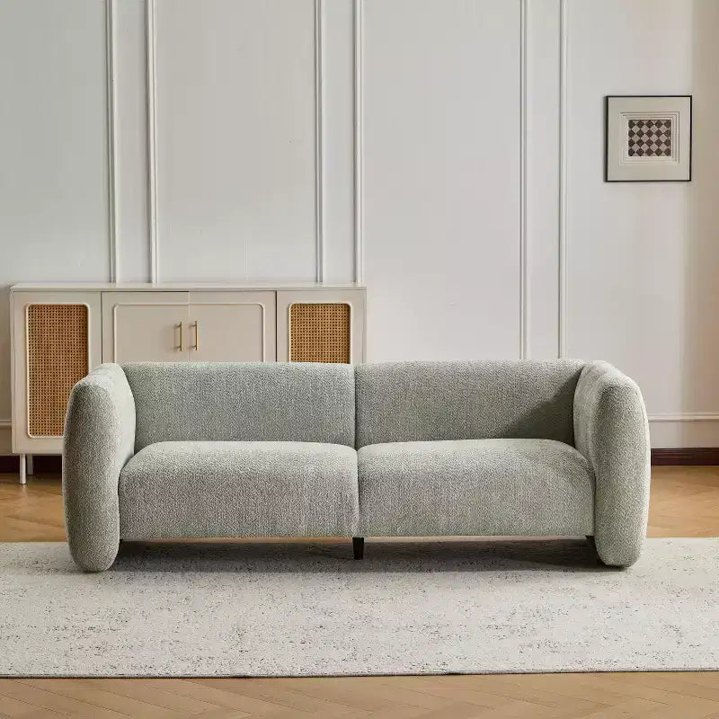 Christopher Knight Home Thodore Elegance 83 Wave-Shaped 3-Seater Sofa