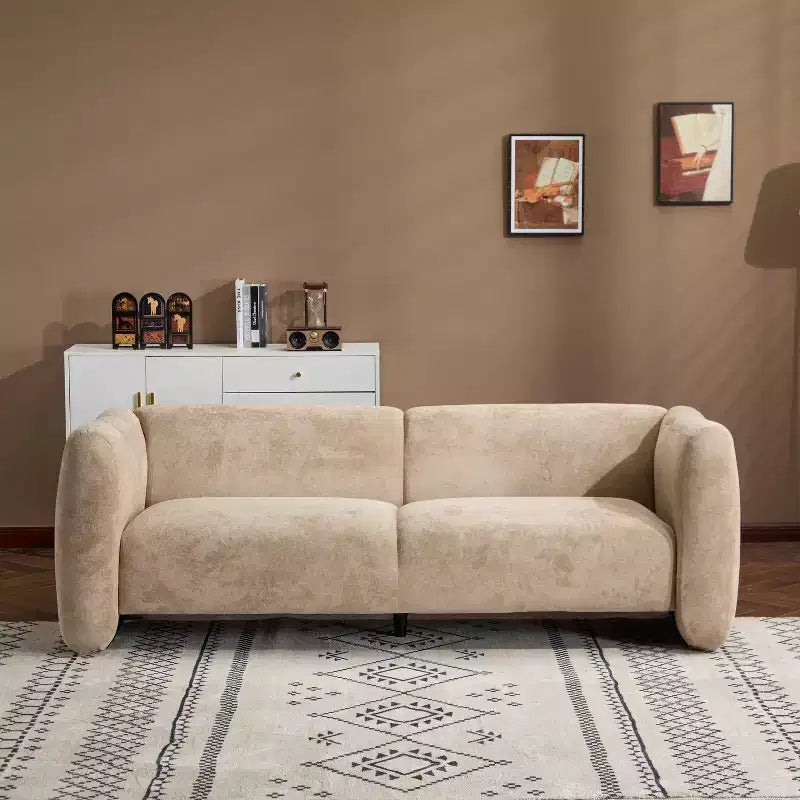 Christopher Knight Home Thodore Elegance 83 Wave-Shaped 3-Seater Sofa