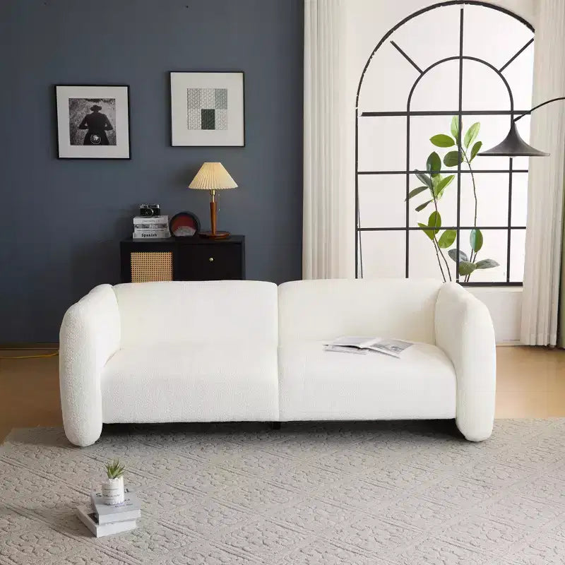 Christopher Knight Home Thodore Elegance 83 Wave-Shaped 3-Seater Sofa