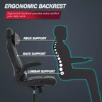 Chaise de jeu BestMassage, chaise de bureau avec support lombaire, revêtement en similicuir et base pivotante à roulettes pour le jeu sur PC et l'utilisation exécutive