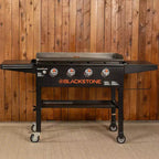 Plancha Blackstone 36 po Omnivore au propane, 4 brûleurs, barbecue d'extérieur, acier thermolaqué, surface de cuisson de 768 po², noir