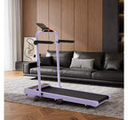 Tapis de course cardiotraining DeerRun A6 Plus, inclinaison de 5 %, vitesse réglable jusqu'à 12 km/h, 136 kg
