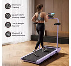 Tapis de course cardiotraining DeerRun A6 Plus, inclinaison de 5 %, vitesse réglable jusqu'à 12 km/h, 136 kg