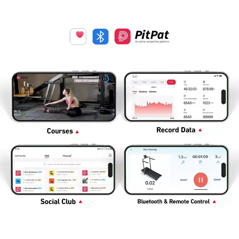 Tapis de course pliable intelligent DeerRun A5 Édition Limitée Toile d'araignée violette | Le cadeau parfait pour la santé de la famille