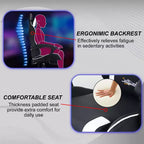FDW Gaming Chair Racing Desk Chair with Footrest Lumbar Support Headrest Armrest Task Rolling Swivel Adjustable PC Gamer Chair