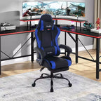 FDW Gaming Chair Racing Desk Chair with Footrest Lumbar Support Headrest Armrest Task Rolling Swivel Adjustable PC Gamer Chair