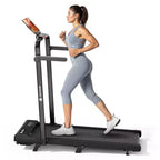 DeerRun A6 Plus 2026 Nouveau Tapis de course pliable 2-en-1 avec inclinaison de 5 %, Bluetooth et télécommande