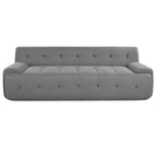 Canapé capitonné de style minimaliste moderne, canapé de compression 3 places pour salon, chambre et appartement