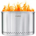 Big size firewood stove 45cm diameter wood burning smokeless fire pit stove