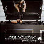 GasOne 24-inch BBQ Charcoal Grill  Charcoal Smoker with Multiple Tier Heat Control for Camping, Picnic, Patio, Backyard Barbecue, Outdoor Cooking