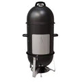 GasOne 18 Inch Heavy Duty Vertical Charcoal Smoker with 1 Access Door Grill Multipurpose Charcoal BBQ Grill Mini Smoker for Outdoor, Camping