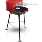 GasOne 16-inch Portable Charcoal Grill  Barbecue Grill with 4 Levels for Flame Control  Dual Venting System  for Backyard, Camping, Boat