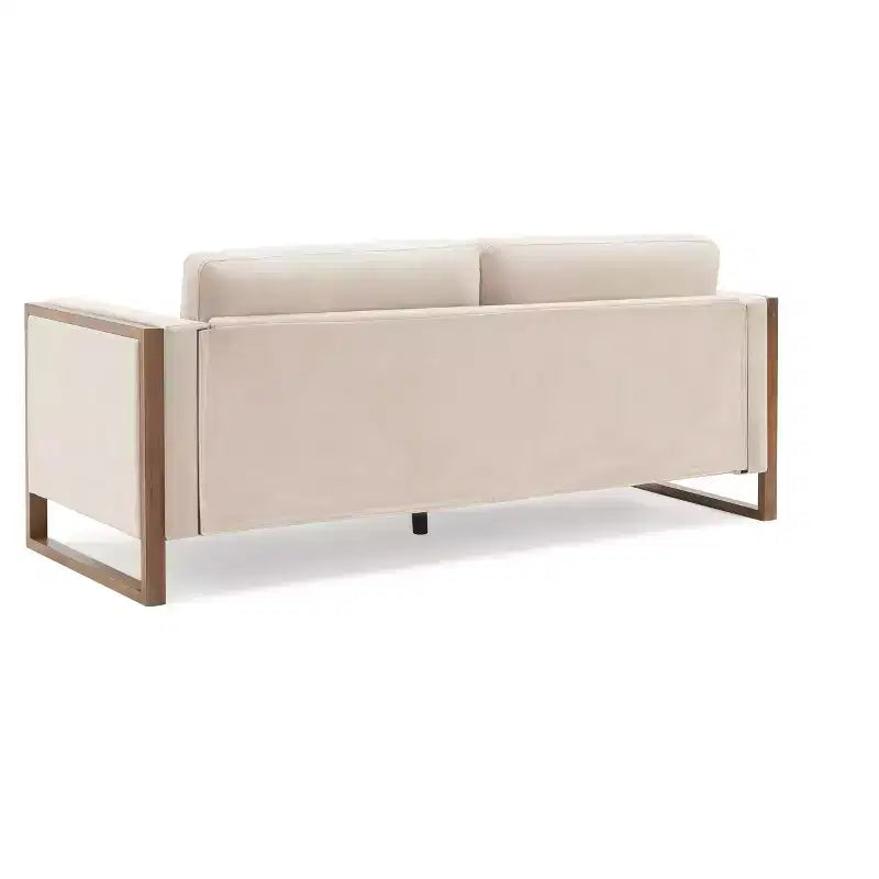 Christopher Knight Home Salal Canapé moderne 3 places rembourré de 79 po avec accoudoirs carrés