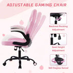 FIRNEWST Confort de jeu supérieur : Chaise ergonomique en cuir PU avec accoudoirs relevables réglables