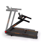 Tapis de course pliable intelligent DeerRun A1 Ultra, inclinaison de 6 %, 0,6-7,5 mph, ceinture de 39,37 x 16,53 pouces