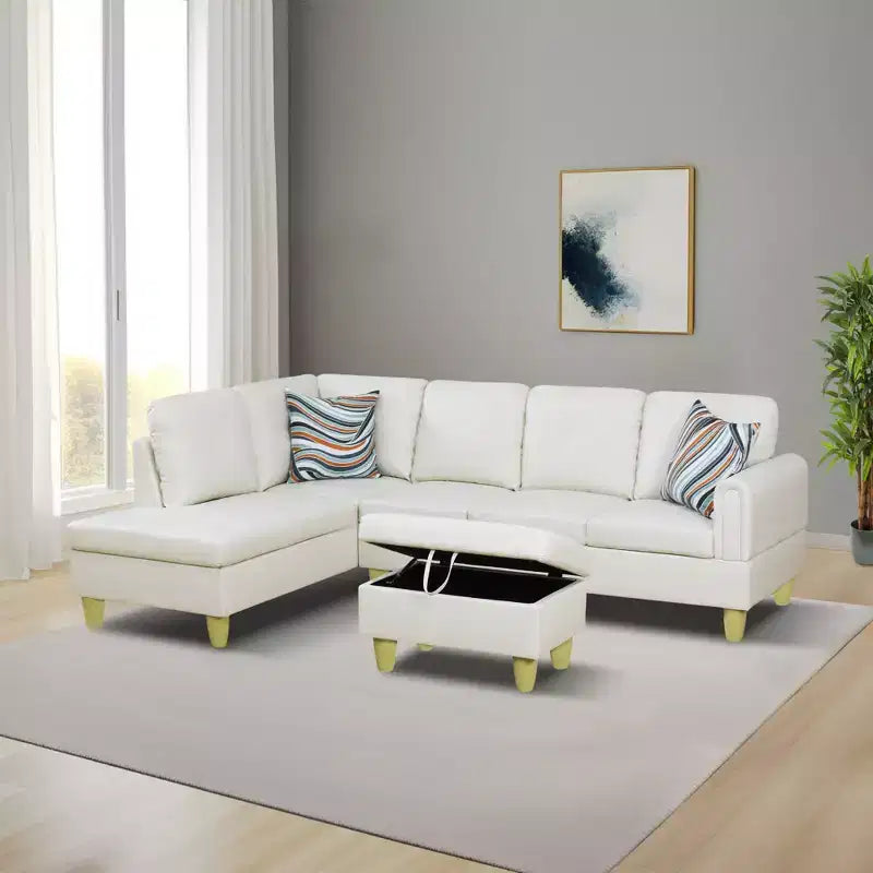 Canapé en velours chenille, ensemble trois pièces pour salon, avec ressorts double couche et confort moelleux
