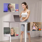 DeerRun Q2 Urban Desk Treadmill Walking Pad with 7% Incline|Compact Under Desk Treadmill
