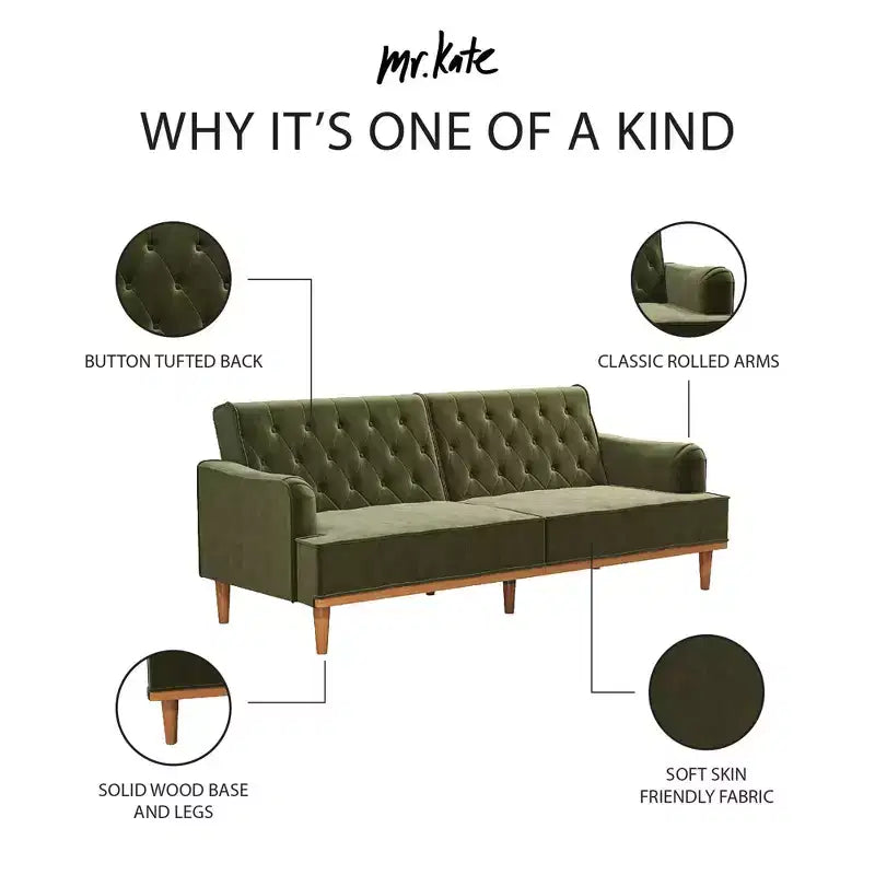 Mr. Kate Stella Vintage Coil Futon