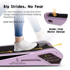 EGOFIT Walker Pro M1 - Rose Sakura, Tapis de marche sous bureau, Inclinaison de 5 %, Écran LCD