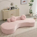 Elegant 3-4 Seater Cloud Sofa, 105.5 Curved Design, Includes 2 Pillows