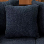 Modern Chenille Sectional Chaise: Plush and Versatile for Any Room
