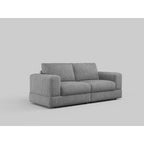 ATJafurn Modern Corduroy Sofa, Modular Sectional Upholstered Couch with Soft Pillows Backrest and Deep Seat for Living Room