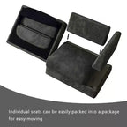 ATJafurn Modern Corduroy Sofa, Modular Sectional Upholstered Couch with Soft Pillows Backrest and Deep Seat for Living Room