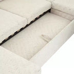 Whisen 109.9 Sectional Sofa Versatile Sofa Bed Sofa Sleeper U-shaped Sofa with Ample Storage Space
