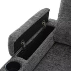 Whisen 109.9 Sectional Sofa Versatile Sofa Bed Sofa Sleeper U-shaped Sofa with Ample Storage Space